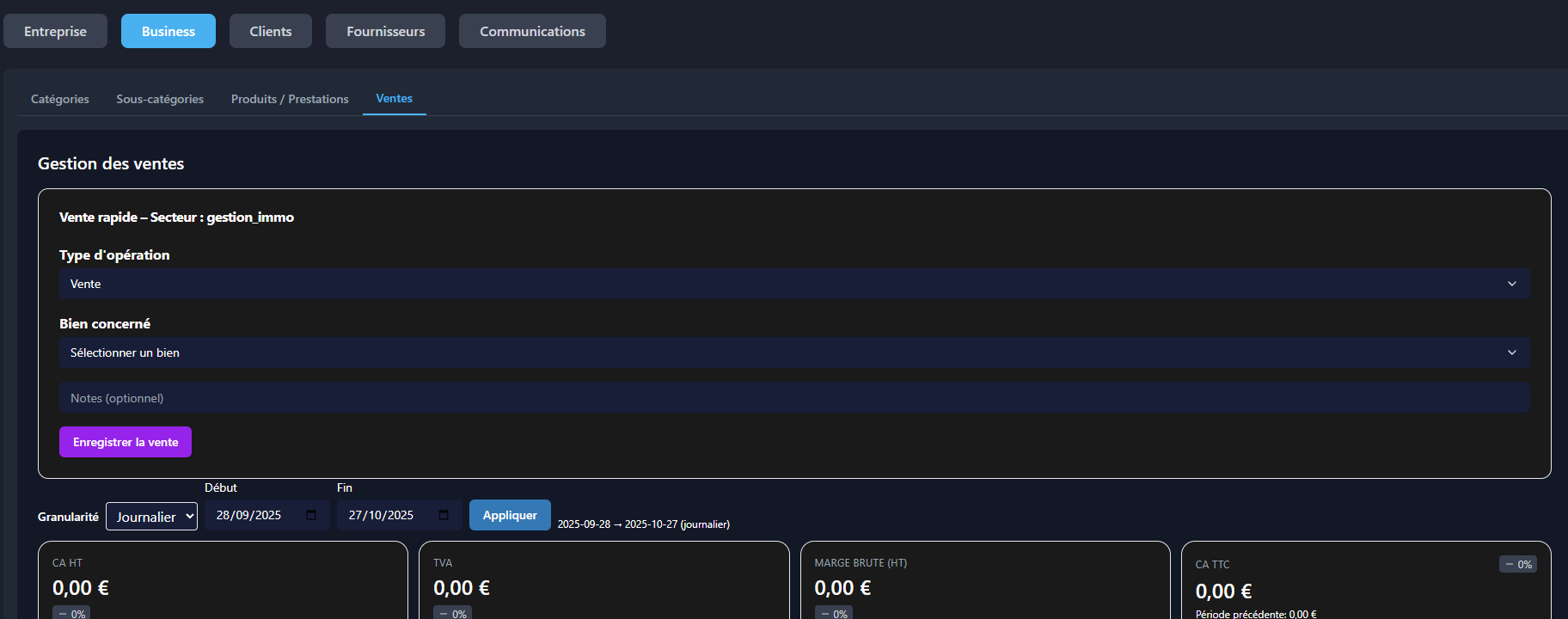 Dashboard & CRM